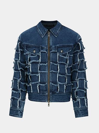 Custom Patchwork denim jacket